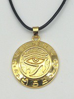 Pendentif oeil d'Horus avec cordon